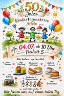 Die Kita Affeln feiert am 4. Juli ihren 50. Geburtstag.