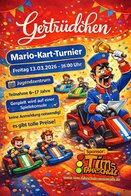 Plakat Mario Kart Turnier